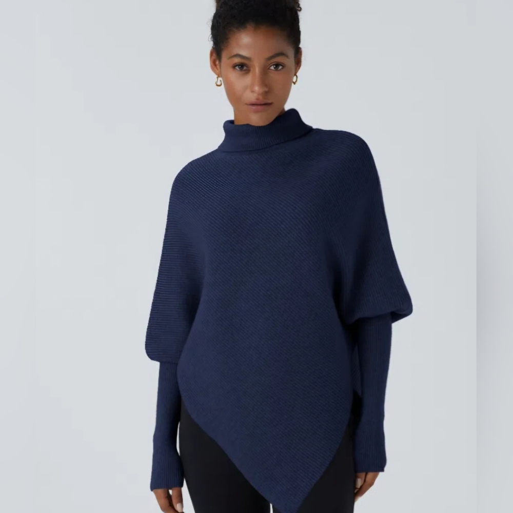 Halara Asymmetrical Turtleneck Sweater